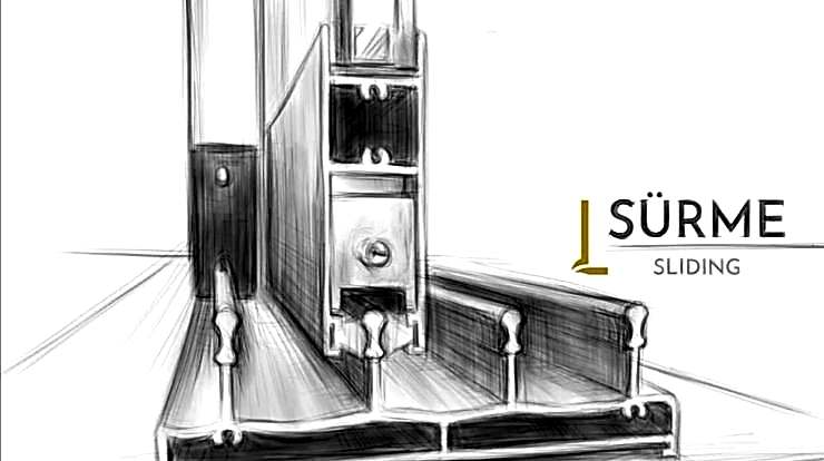 Isıcamlı Sürme cam