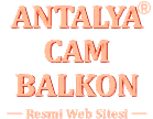 Antalya Cam Balkon